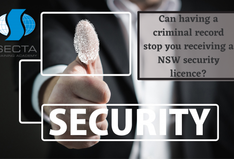 Can having a criminal record stop you receiving a NSW security licence