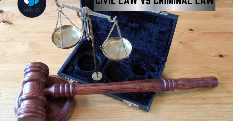 DIFFERENCE BETWEEN CIVIL LAW Vs CRIMINAL LAW