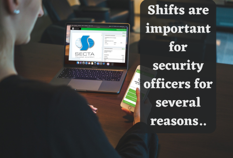 Shifts are important for security officers for several reasons(2)