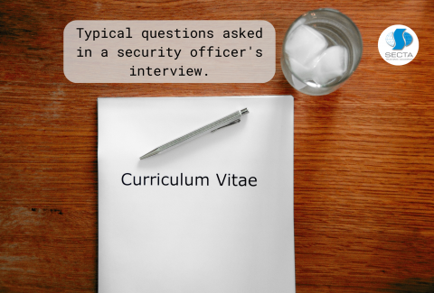 Typical questions asked in a security officer's interview.