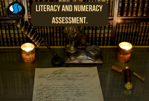 literacy and numeracy assessment.