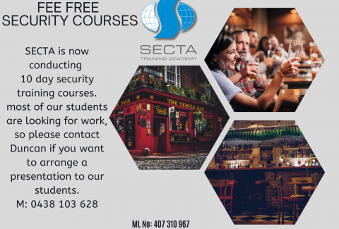 Fee Free Security Course